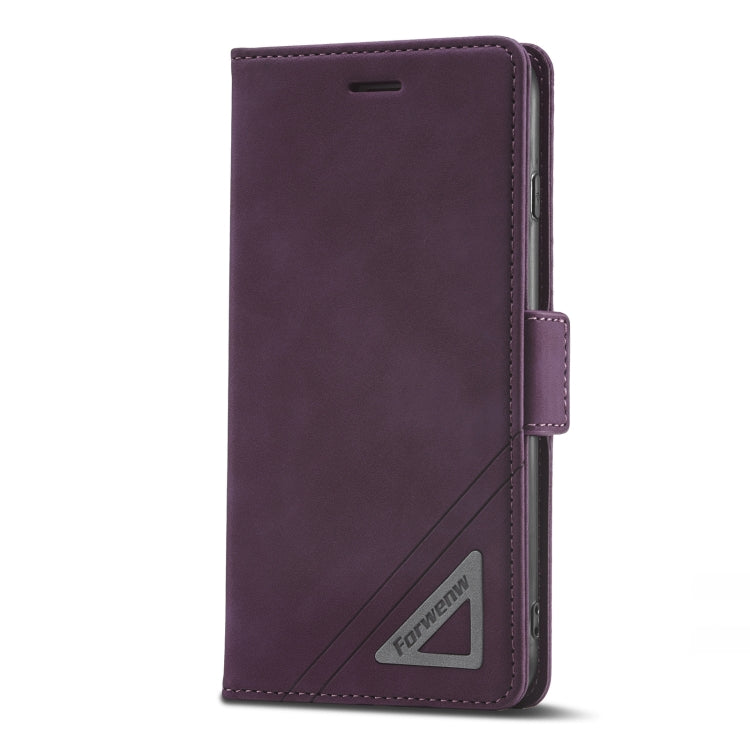 For iPhone SE 2022 / SE 2020 / 8 / 7 Forwenw Dual-side Buckle Leather Phone Case(Wine Red) - HoMEdemic™ 