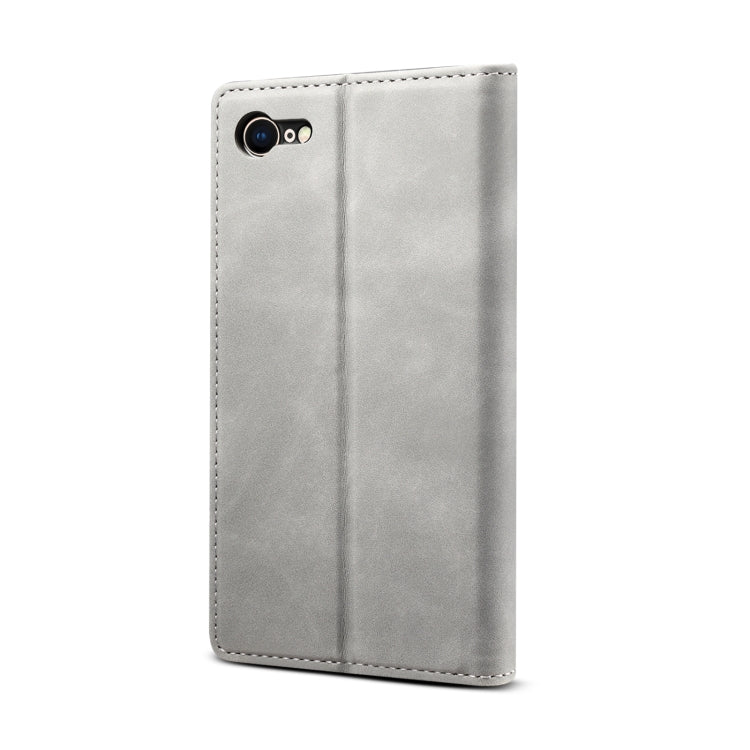 For iPhone SE 2022 / SE 2020 / 8 / 7 GUSSIM GS-001 Business Style Horizontal Flip Skin Feel PU Leather Case with Holder & Card Slots & Wallet & Photo Frame(Gray) - HoMEdemic™ 