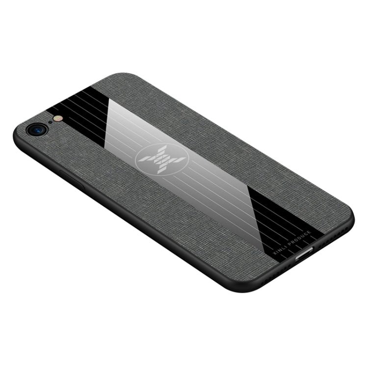 For iPhone SE 2022 / SE 2020 /  8 / 7 XINLI Stitching Cloth Texture Shockproof TPU Protective Case(Gray) - HoMEdemic™ 