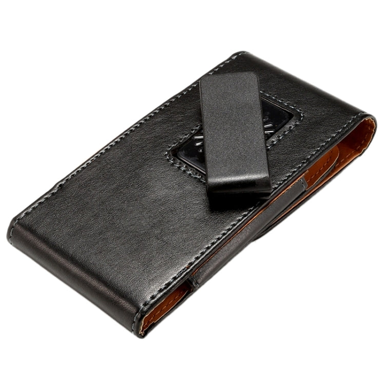 For iPhone X  & Galaxy S7 / S6 / G920 & S5 / G900 & S4 / i9500 & Grand DUOS / I9082 5.2 Inch Universal Lambskin Texture Vertical Flip Leather Case / Waist Bag with Rotatable Back Splint - HoMEdemic™ 