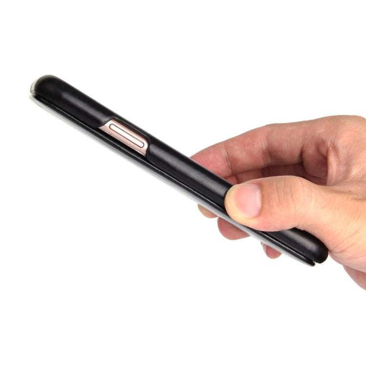 For iPhone X / XS Fierre Shann Business Magnetic Horizontal Flip Genuine Leather Case(Black) - HoMEdemic™ 