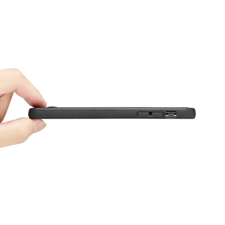 For iPhone X / XS Fierre Shann Leather Texture Phone Back Cover Case(Ox Tendon Black) - HoMEdemic™ 