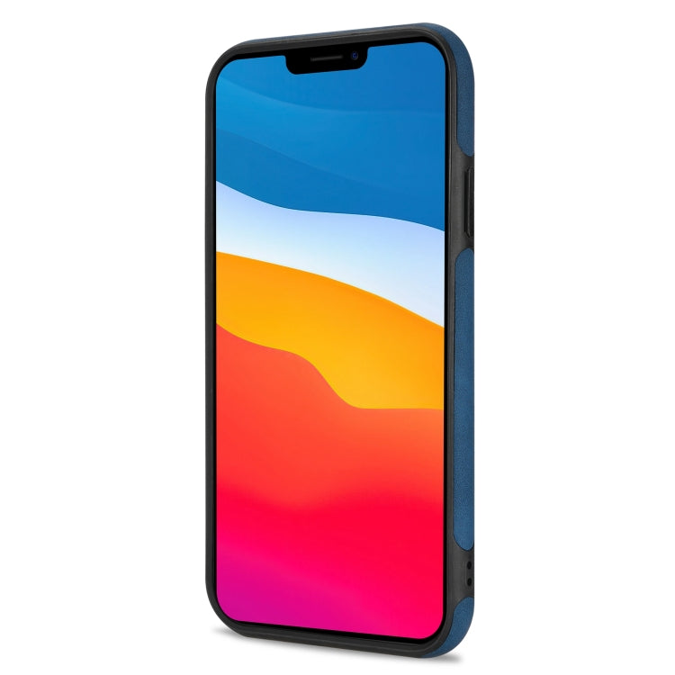 For iPhone X / XS N.BEKUS Vertical Flip Card Slot RFID Phone Case(Blue) - HoMEdemic™ 