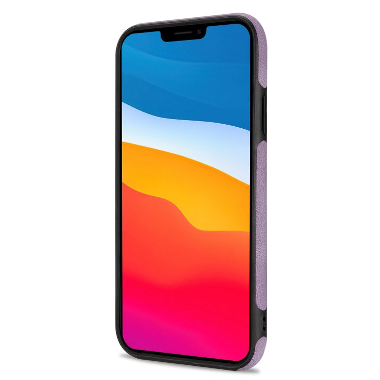 For iPhone X / XS N.BEKUS Vertical Flip Card Slot RFID Phone Case(Purple) - HoMEdemic™ 