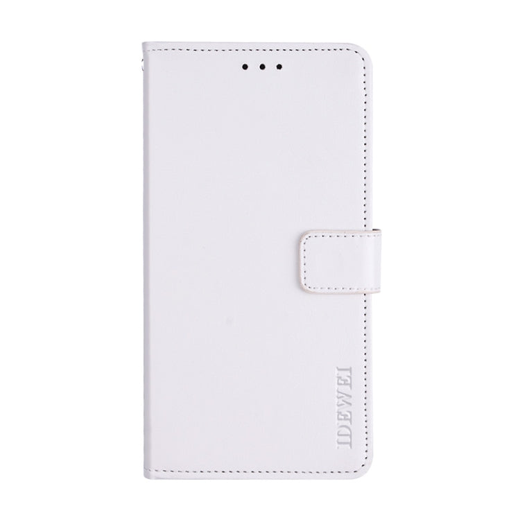 For iPhone X idewei Crazy Horse Texture Horizontal Flip Leather Case with Holder & Card Slots & Wallet(White) - HoMEdemic™ 