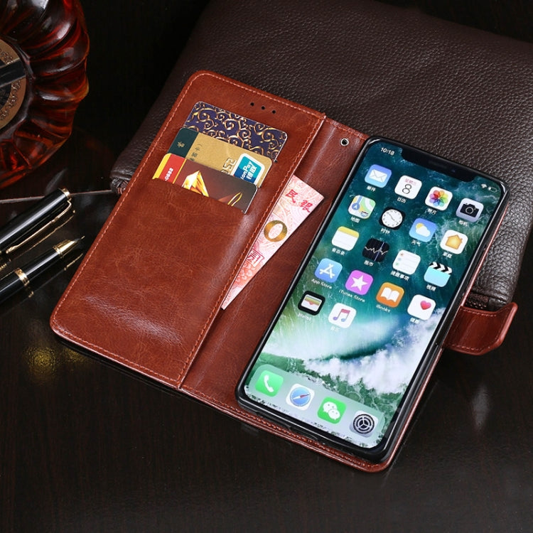 For iPhone X idewei Crazy Horse Texture Horizontal Flip Leather Case with Holder & Card Slots & Wallet(Yellow) - HoMEdemic™ 