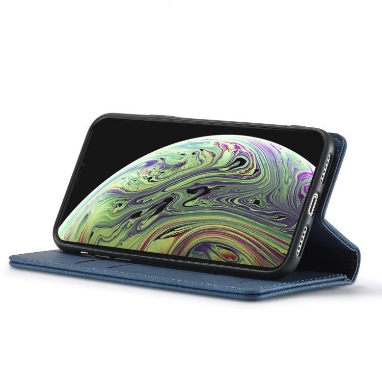 For iPhone XR Forwenw F2 Series Magnetic Horizontal Flip Leather Case with Holder & Card Slots & Wallet(Blue) - HoMEdemic™ 