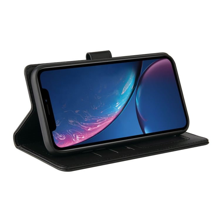 For iPhone XR GQUTROBE Skin Feel Magnetic Leather Phone Case(Black) - HoMEdemic™ 