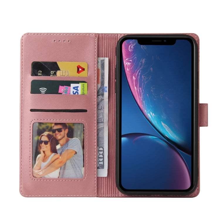 For iPhone XR GQUTROBE Skin Feel Magnetic Leather Phone Case(Rose Gold) - HoMEdemic™ 