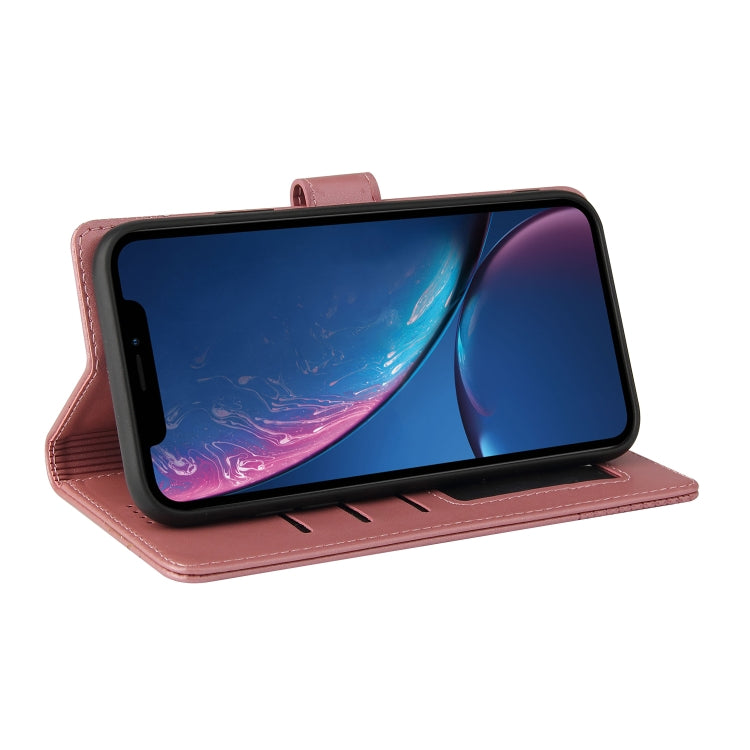 For iPhone XR GQUTROBE Skin Feel Magnetic Leather Phone Case(Rose Gold) - HoMEdemic™ 