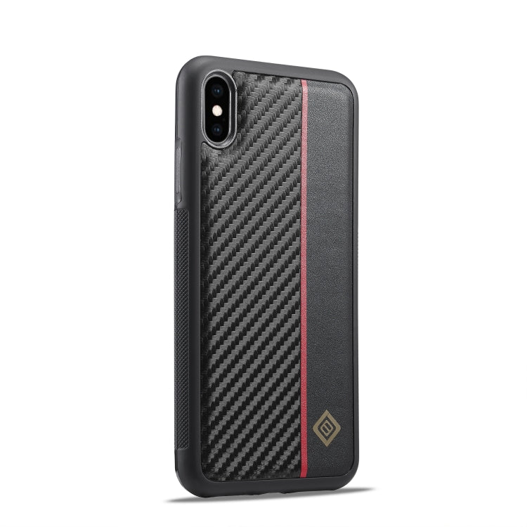For iPhone XR LC.IMEEKE 3 in 1 Carbon Fiber Texture Shockproof Phone Case(Black) - HoMEdemic™ 