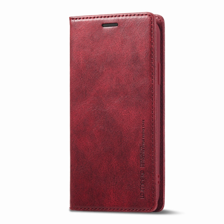 For iPhone XR LC.IMEEKE RFID Anti-theft Leather Phone Case(Red) - HoMEdemic™ 