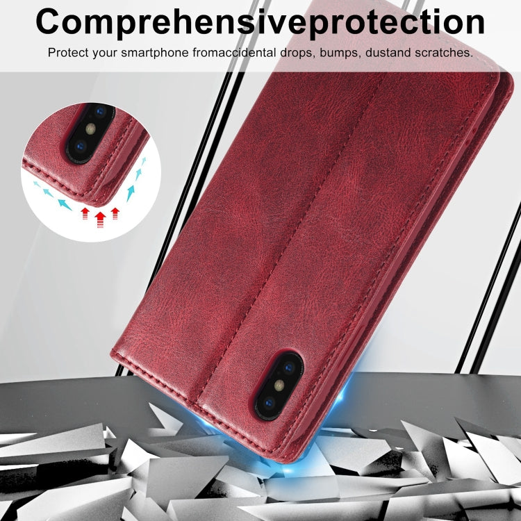 For iPhone XR LC.IMEEKE RFID Anti-theft Leather Phone Case(Red) - HoMEdemic™ 