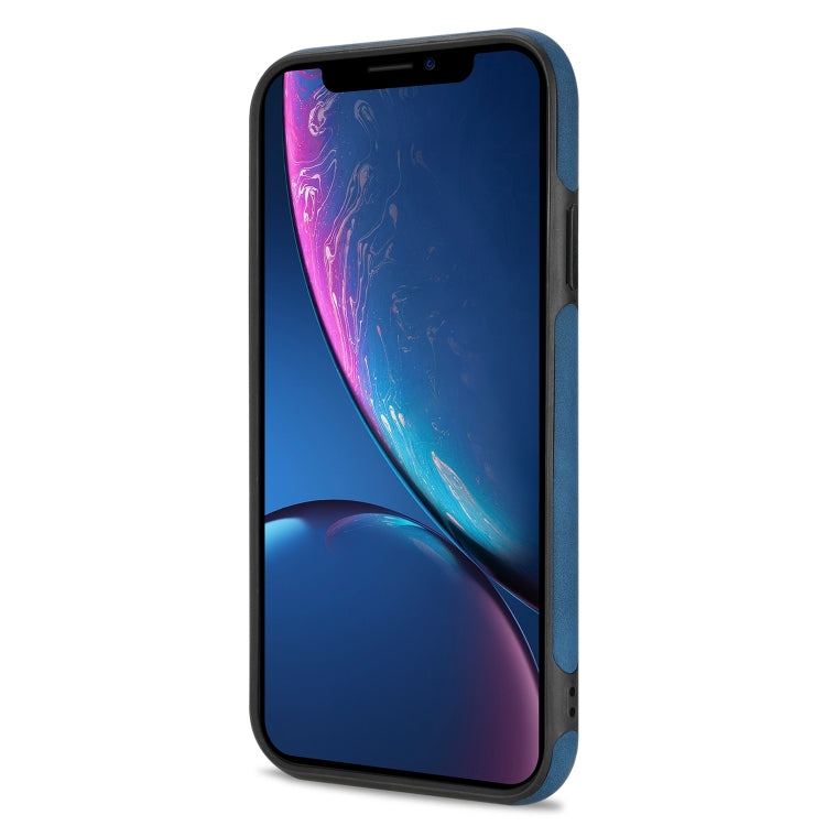 For iPhone XR N.BEKUS Vertical Flip Card Slot RFID Phone Case(Blue) - HoMEdemic™ 