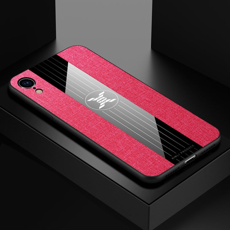 For iPhone XR XINLI Stitching Cloth Texture Shockproof TPU Protective Case(Red) - HoMEdemic™ 