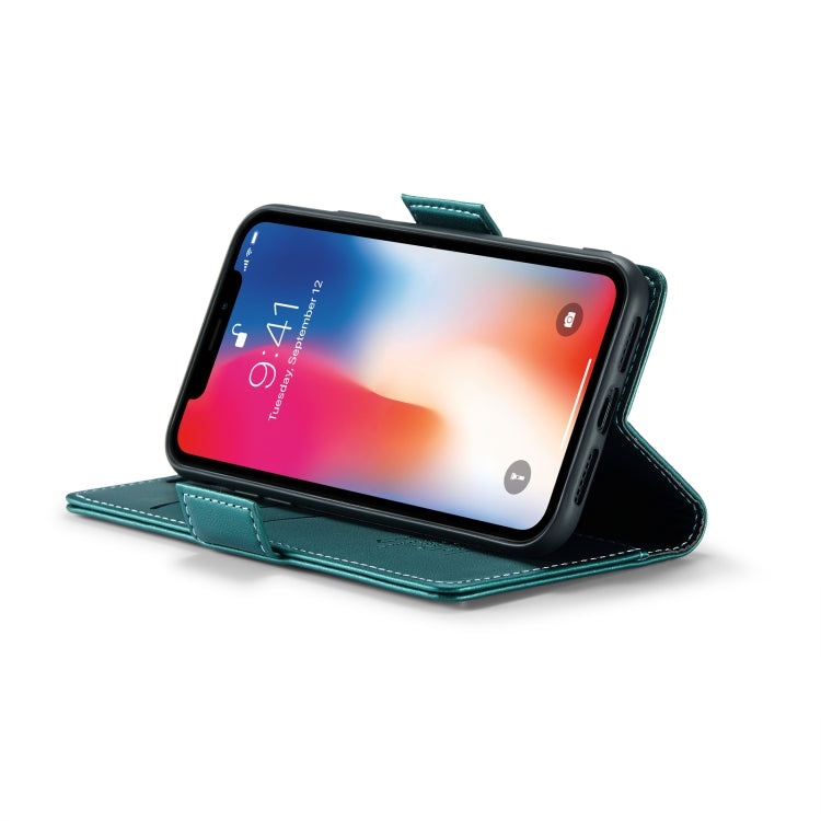 For iPhone XS Max CaseMe 023 Butterfly Buckle Litchi Texture RFID Anti-theft Leather Phone Case(Pearly Blue) - HoMEdemic™ 