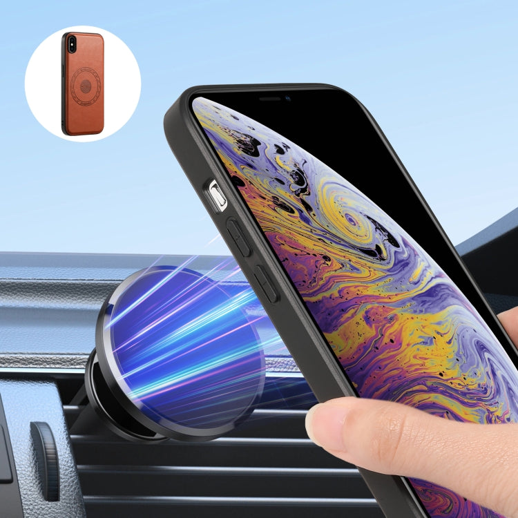 For iPhone XS Max Denior Cowhide Texture Leather MagSafe Detachable Wallet Phone Case(Brown) - HoMEdemic™ 