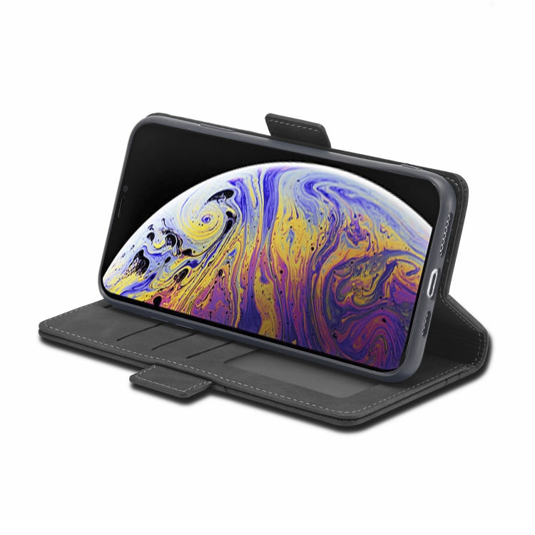 For iPhone XS Max Forwenw Dual-side Buckle Leather Phone Case(Black) - HoMEdemic™ 