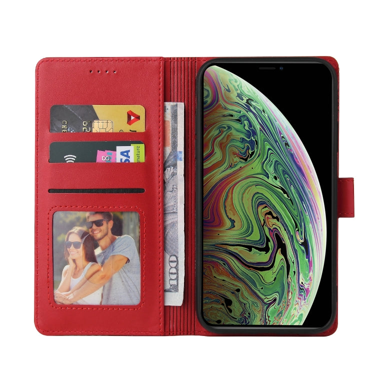 For iPhone XS Max GQUTROBE Skin Feel Magnetic Leather Phone Case(Red) - HoMEdemic™ 