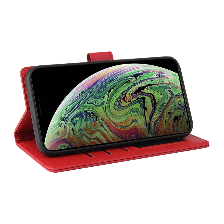 For iPhone XS Max GQUTROBE Skin Feel Magnetic Leather Phone Case(Red) - HoMEdemic™ 