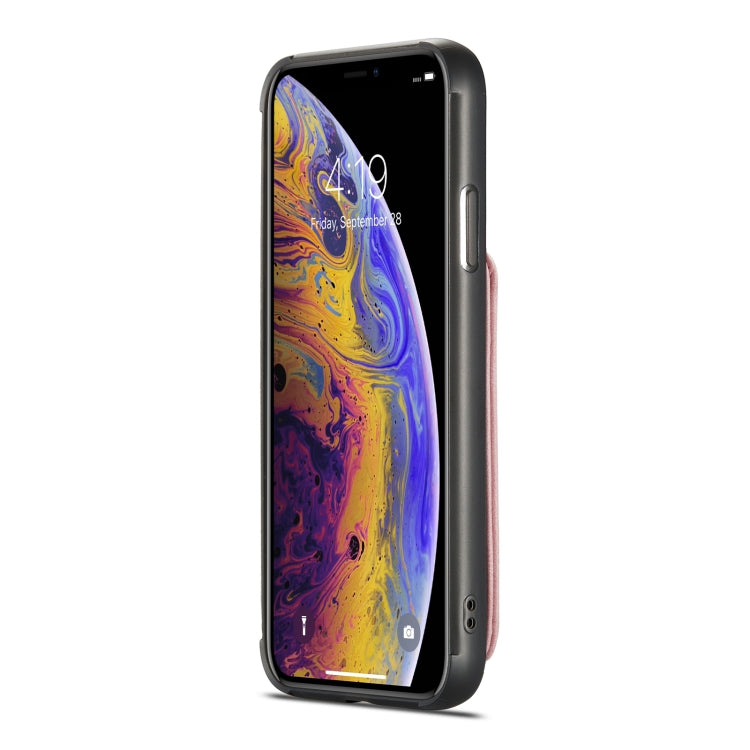 For iPhone XS Max JEEHOOD RFID Blocking Anti-Theft Wallet Phone Case(Pink) - HoMEdemic™ 