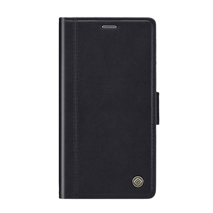 For iPhone XS Max LC.IMEEKE Magnetic Buckle PU + TPU Horizontal Flip Leather Case with Holder & Card Slots & Wallet(Black) - HoMEdemic™ 