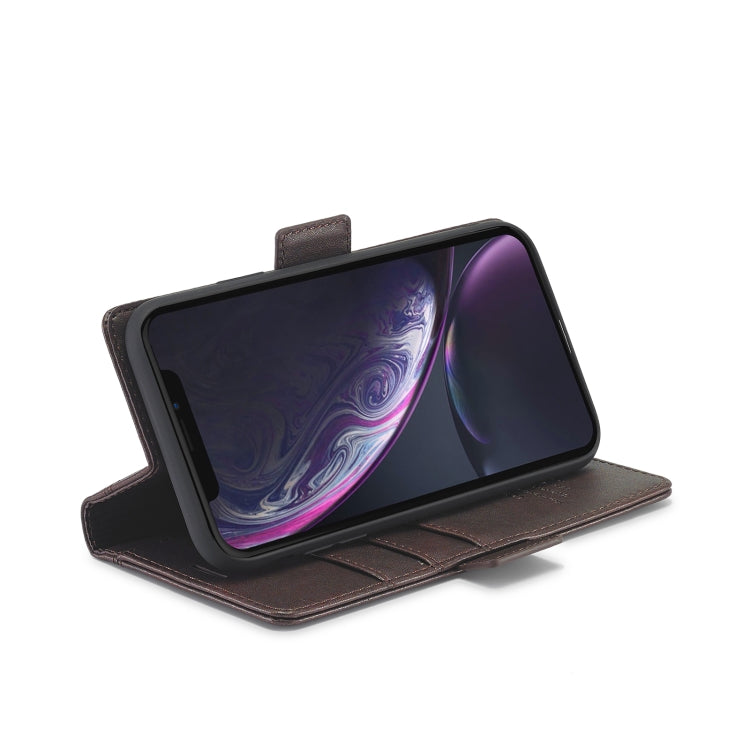 For iPhone XS Max LC.IMEEKE Magnetic Buckle PU + TPU Horizontal Flip Leather Case with Holder & Card Slots & Wallet(Coffee) - HoMEdemic™ 