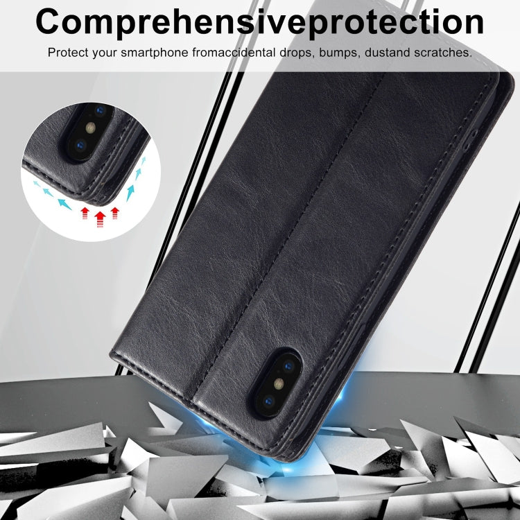 For iPhone XS Max LC.IMEEKE RFID Anti-theft Leather Phone Case(Black) - HoMEdemic™ 