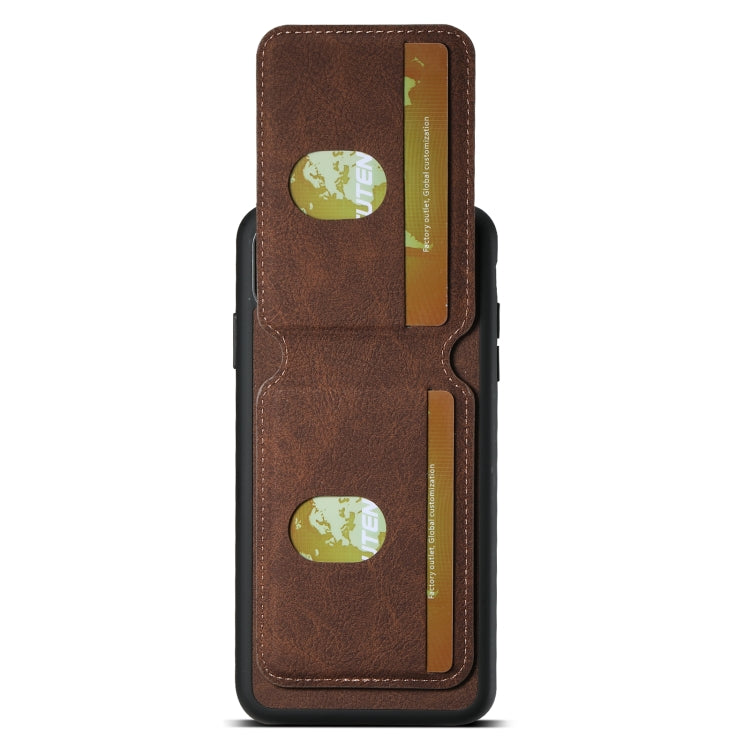 For iPhone XS Max Suteni H02 Litchi Leather Card Wallet Stand Back Phone Case(Brown) - HoMEdemic™ 