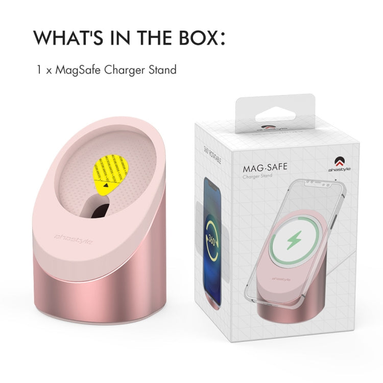 For iPhone12/13/14 Series AhaStyle PT134 Magnetic Charging Stand(Pink) - HoMEdemic™ 