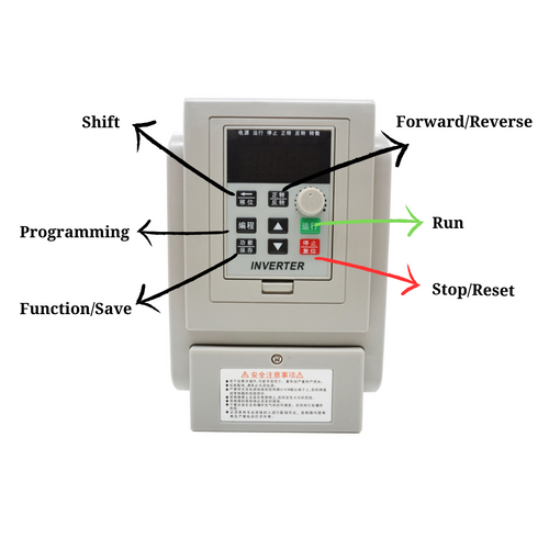 Single phase to 3 phase power converter - AT1-2200X 2.2KW 220V - HoMEdemic™ 