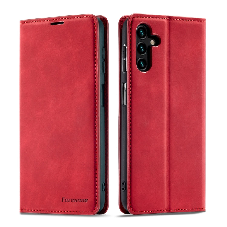 Forwenw Dream Series Oil Edge Strong Magnetism Leather Phone Case, For Samsung Galaxy S23 Ultra 5G, For Samsung Galaxy A14 5G, For Samsung Galaxy A54 5G, For iPhone 14, For iPhone 14 Plus, For iPhone 14 Pro - HoMEdemic™ 