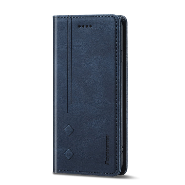 Forwenw F2 Series Magnetic Horizontal Flip Leather Case with Holder & Card Slots & Wallet For iPhone 8 Plus / 7 Plus(Blue) - HoMEdemic™ 