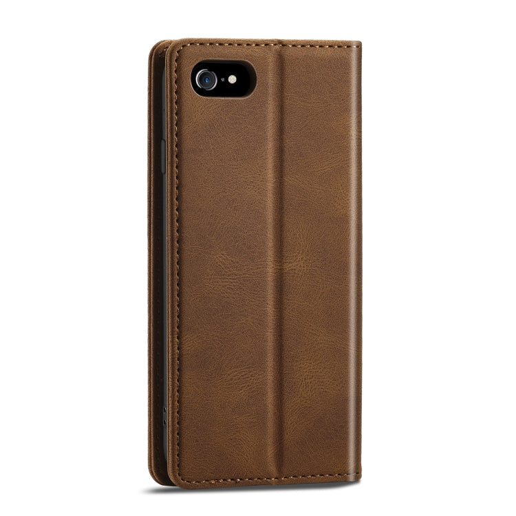 Forwenw F2 Series Magnetic Horizontal Flip Leather Case with Holder & Card Slots & Wallet For iPhone 8 Plus / 7 Plus(Brown) - HoMEdemic™ 