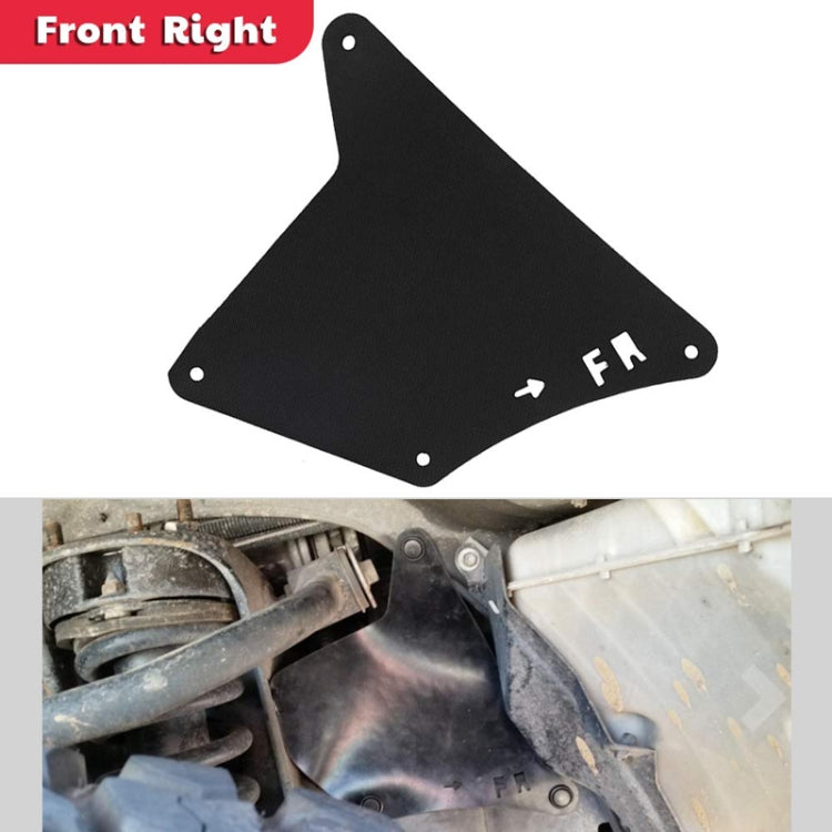 Front Wheel Fender Leather Lining for 03-17 Toyota Prado 2700 4000(Black) - HoMEdemic™ 