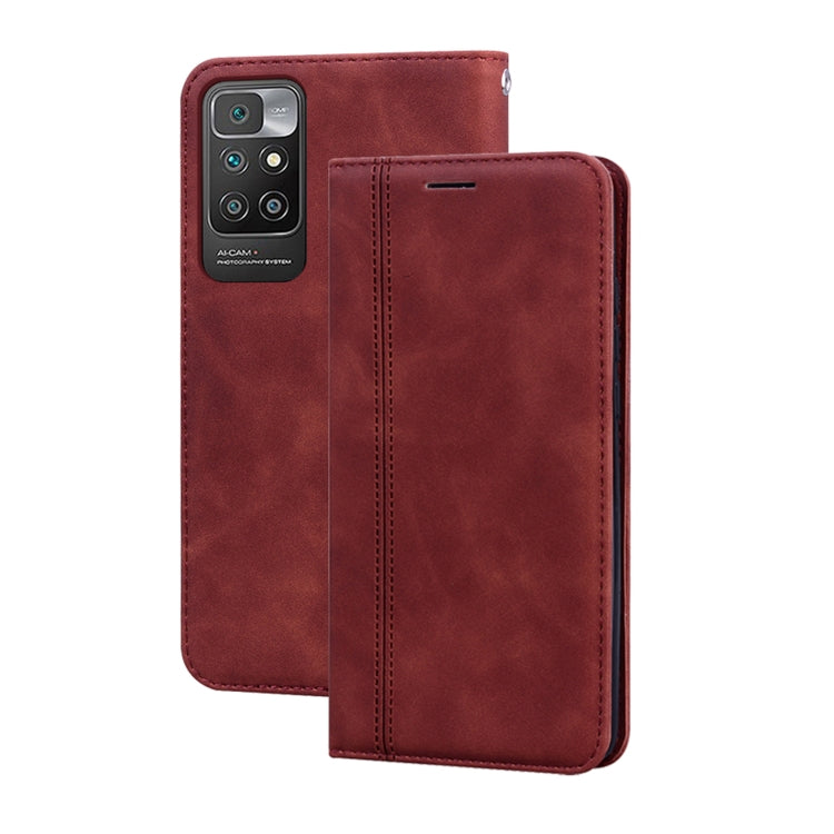 Frosted Business Magnetic Horizontal Flip PU Leather Case with Holder & Card Slot & Lanyard, For iPhone 13, For iPhone 13 Pro, For iPhone 13 Pro Max, For Xiaomi Redmi 10 - HoMEdemic™ 