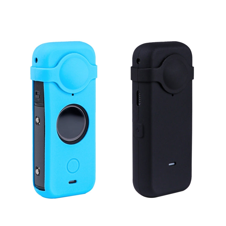 Full Body Dust-proof Silicone Case with Lens Cover for Insta360 ONE X2(Black) - HoMEdemic™ 