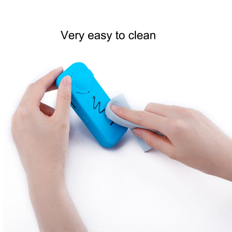 Full Body Dust-proof Silicone Case with Lens Cover for Insta360 ONE X2(Black) - HoMEdemic™ 