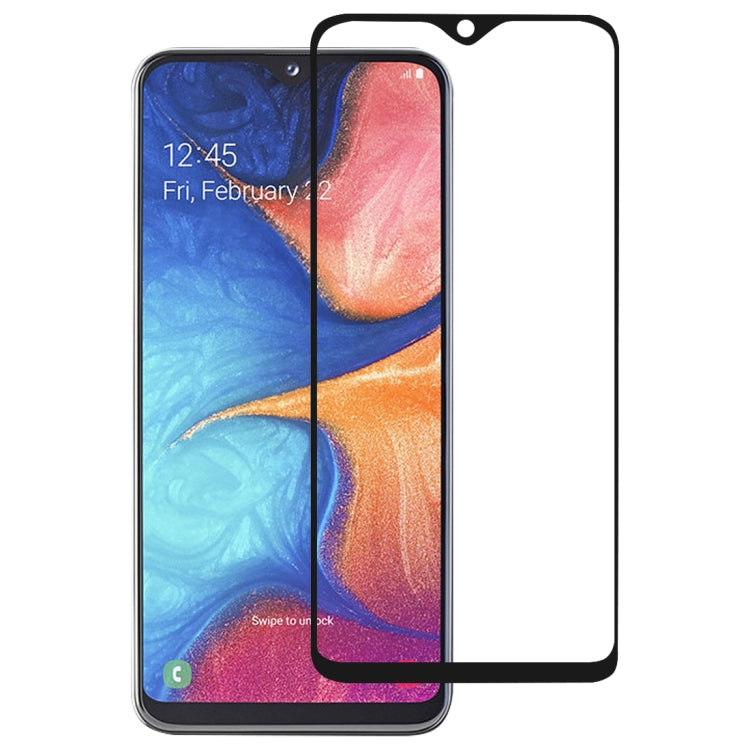 Full Glue Full Cover Screen Protector Tempered Glass film for Galaxy A20e, For Galaxy A20e - HoMEdemic™ 