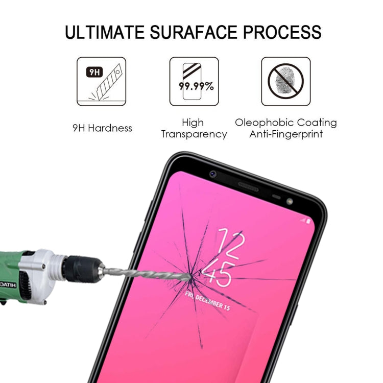Full Glue Full Cover Screen Protector Tempered Glass film for Galaxy J8 (2018), For Galaxy J8 (2018) - HoMEdemic™ 