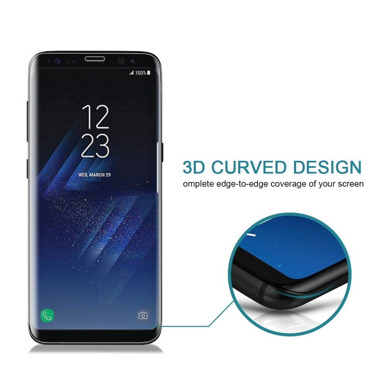 Full Screen Coverage Curved Tempered Glass Protector For Galaxy S8, For Galaxy S8 / G950 - HoMEdemic™ 