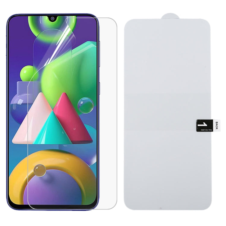 Full Screen Protector Explosion-proof Hydrogel Film, For iPhone 12 mini, For iPhone 12 / 12 Pro, For iPhone 12 Pro Max, For Samsung Galaxy A11, For Samsung Galaxy M21 / M21 2021, For Samsung Galaxy M31, For Samsung Galaxy A41, For Samsung Galaxy Note20... - HoMEdemic™ 