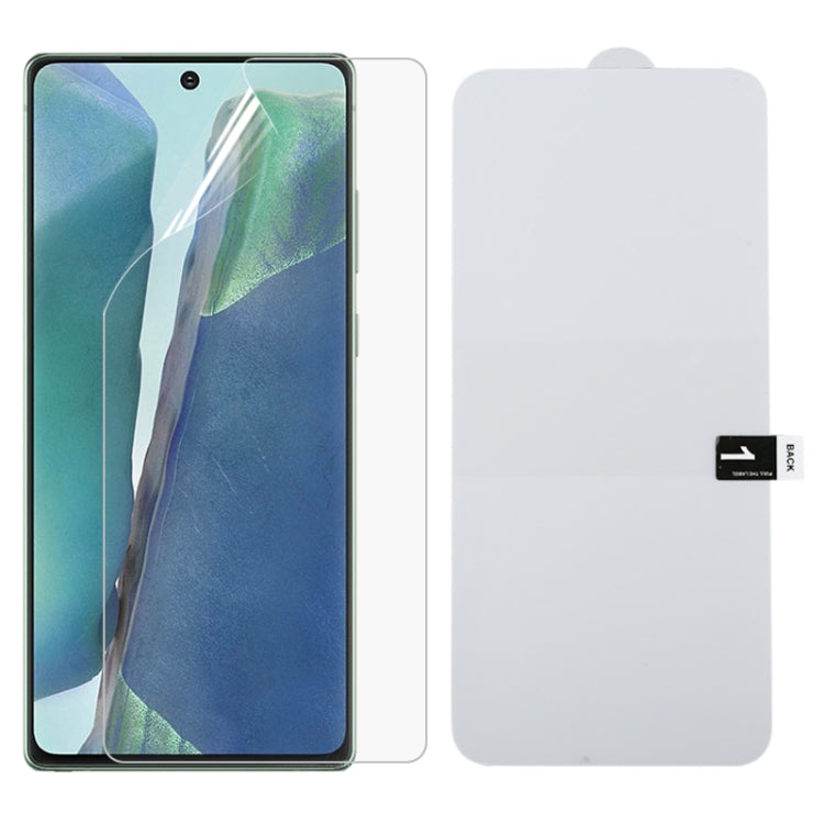 Full Screen Protector Explosion-proof Hydrogel Film, For iPhone 12 mini, For iPhone 12 / 12 Pro, For iPhone 12 Pro Max, For Samsung Galaxy A11, For Samsung Galaxy M21 / M21 2021, For Samsung Galaxy M31, For Samsung Galaxy A41, For Samsung Galaxy Note20... - HoMEdemic™ 