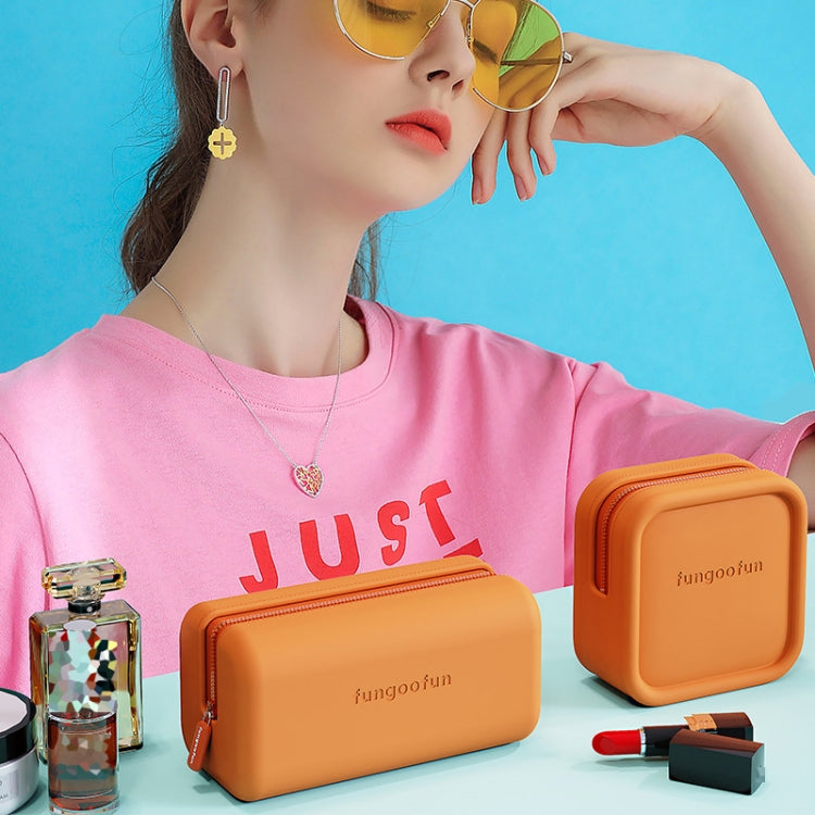 Fungoofun Candy Color EVA Travel Digital Storage Bag Cosmetic Bag, Color: Brick Yellow - HoMEdemic™ 
