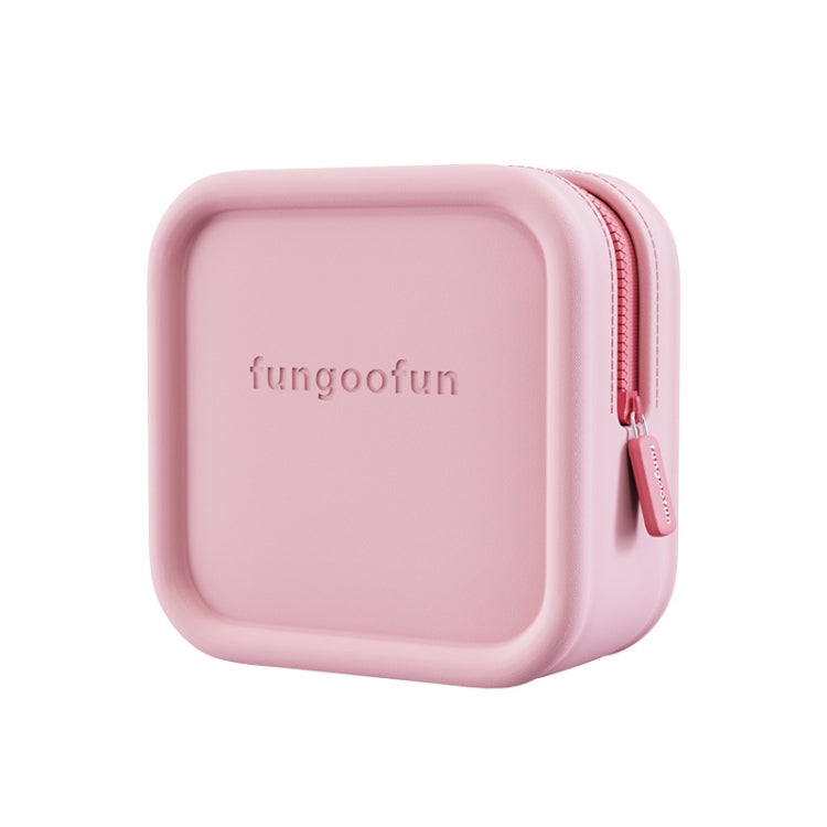 Fungoofun Candy Color EVA Travel Digital Storage Bag Cosmetic Bag, Color: Square Pink - HoMEdemic™ 