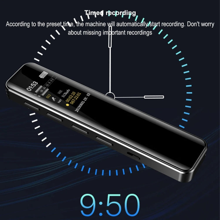 G1 0.96-Inch IPS Color Screen HD Smart Mini Noise Reduction Timer Recorder, Capacity: 8GB - HoMEdemic™ 