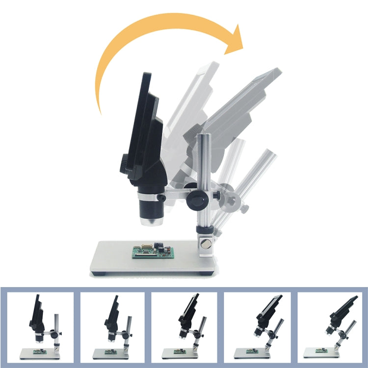 G1200 7 inch LCD Screen 1200X Portable Electronic Digital Desktop Stand Microscope, UK Plug, No Battery AU Plug, No Battery EU Plug, No Battery UK Plug, No Battery US Plug - HoMEdemic™ 