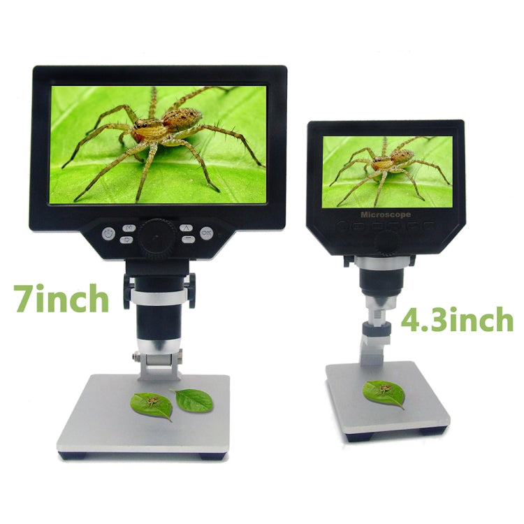 G1200 7 inch LCD Screen 1200X Portable Electronic Digital Desktop Stand Microscope, UK Plug, No Battery AU Plug, No Battery EU Plug, No Battery UK Plug, No Battery US Plug - HoMEdemic™ 