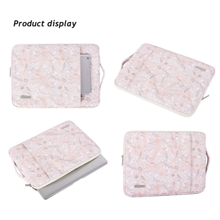 G4-89  PU Laptop Case Tablet Sleeve Bag with Telescoping Handle, Size: 12 Inch(Light Pink) - HoMEdemic™ 