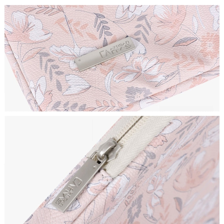 G4-89  PU Laptop Case Tablet Sleeve Bag with Telescoping Handle, Size: 14 Inch(Light Pink) - HoMEdemic™ 